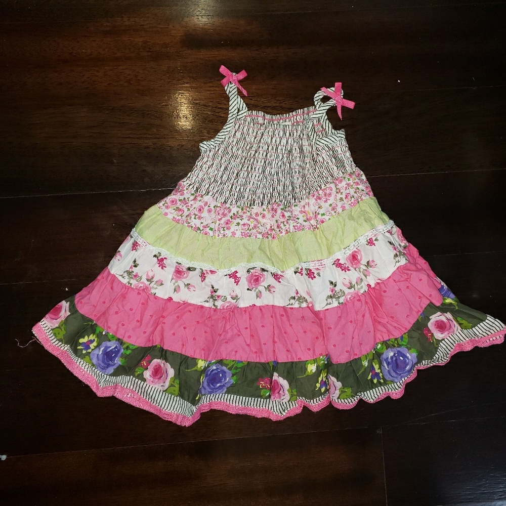 Children's Place baby girls patchwork dress